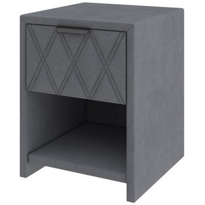 Изображение товара PROxSON Тумба Side (Ткань: Велюр Ultra Мокрый асфальт) 44x45