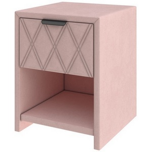Изображение товара PROxSON Тумба Side (Ткань: Велюр Ultra Розовый мусс) 44x45