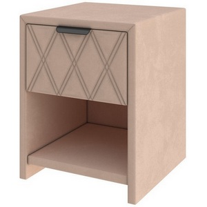 Изображение товара PROxSON Тумба Side (Ткань: Велюр Casa Бежевый) 44x45