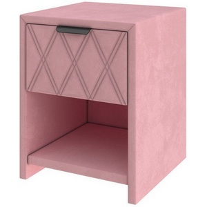 Изображение товара PROxSON Тумба Side (Ткань: Велюр Casa Жемчужно-розовый) 44x45