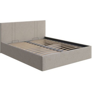 Изображение товара PROxSON Кровать без подъёмного механизма шириной 90 см Helix с бельевым ящиком (Ткань: Жаккард Tesla Мокко) 90x200