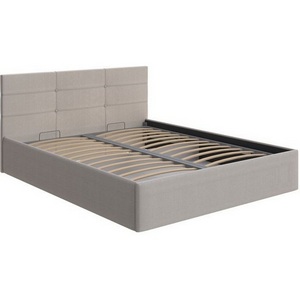 Изображение товара PROxSON Кровать Vector с бельевым ящиком (Ткань: Рогожка Savana Milk (молочный)) 140x200