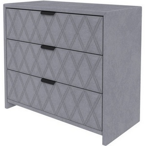 Изображение товара PROxSON Комод Side (Ткань: Велюр Teddy Мокрый асфальт) 94x45