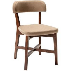 Изображение товара Стул Frank Pro Diag Beige/Темный орех R-Home арт.400010987h