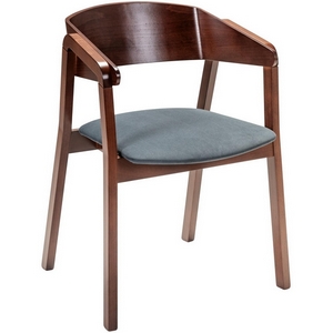 Изображение товара Кресло Dalia Grey/Темный орех R-Home арт.400012321h_diaggrey_nut