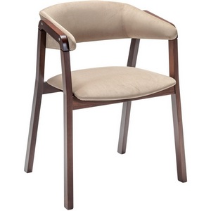 Изображение товара Кресло Dalia Soft Beige/Темный орех R-Home арт.400012520h_diagbeige_nut