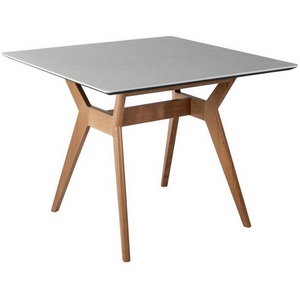 Изображение товара Стол R-Home Нарвик квадратный 860*860 Мрамор Бьянко (квадратная столешница, 4 ножки)