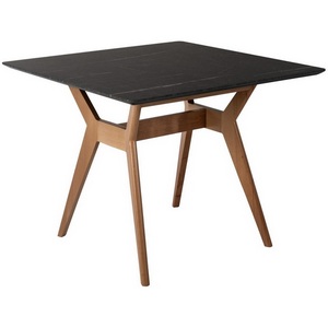 Изображение товара Стол квадратный R-Home Нарвик Мрамор Графит (4 ножки)