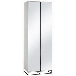 Изображение товара Шкаф двухстворчатый с зеркалом City белый/40см R-Home арт.401055112h