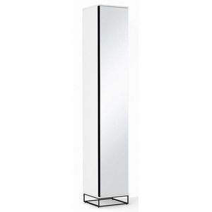 Изображение товара Шкаф одностворчатый с зеркалом City белый/40см R-Home арт.401055116h