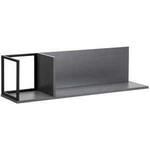 Изображение товара Полка навесная CITY графит R-Home арт.401058101h