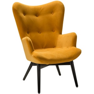 Изображение товара Кресло Хайбэк желтый/венге R-Home арт.4101060120h_Sun_венге