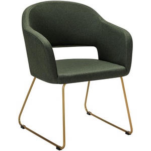 Изображение товара Кресло Oscar темно-зеленый/Линк золото R-Home арт.410118124h_Dark_Green