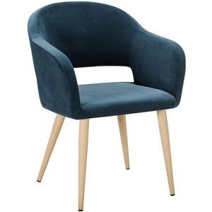 Изображение товара Кресло Oscar Diag blue/нат.дуб R-Home арт.410118161h_Diagblue_н.дуб