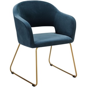Изображение товара Кресло Oscar Diag blue/Линк золото R-Home арт.410118164h_Diagblue
