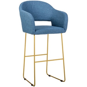 Изображение товара Стул R-Home полубар Oscar БлюАрт/ЛинкЗолот