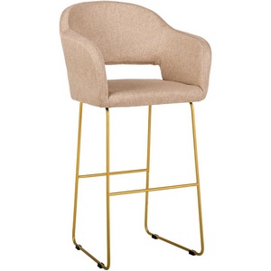 Изображение товара Кресло бар Oscar Браун/ЛинкЗолот R-Home арт.4101188h_БраунЗолот_БАР
