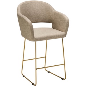 Изображение товара Стул полубар R-Home Oscar Браун/ЛинкЗолот
