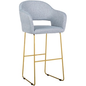 Изображение товара Стул полубар R-Home Oscar Грей/ЛинкЗолот