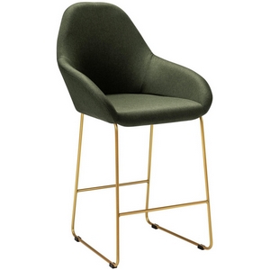 Изображение товара Кресло полубар Kent тёмно-зеленый/Линк золото R-Home арт.410119126h_ТмЗел_золото_ПБ