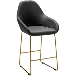 Изображение товара Кресло полубар Kent тёмно-серый/Линк золото R-Home арт.410119136h_ТмСер_золото_ПБ