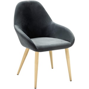 Изображение товара Кресло Kent Diag grey/нат.дуб R-Home арт.410119141h_Diaggrey_н.дуб