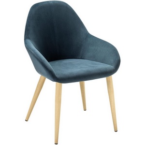 Изображение товара Кресло Kent Diag blue/нат.дуб R-Home арт.410119151h_Diagblue_н.дуб