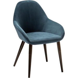 Изображение товара Кресло Kent Diag blue/т.орех R-Home арт.410119152h__Diagblue_т.орех
