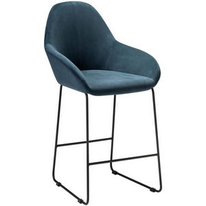 Изображение товара Кресло полубар Kent Diag blue/Линк R-Home арт.410119155h_Diagblue_черн_ПБ