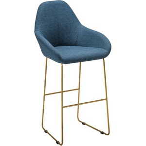 Изображение товара Стул бар Kent БлюАрт/Линк Золото R-Home арт.4101198h_БлюАртЗолот_БАР