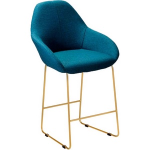 Изображение товара Стул полубар R-Home Kent БлюАрт/Линк Золото