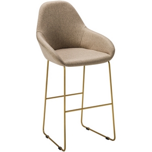 Изображение товара Стул бар Kent Браун/Линк Золото R-Home арт.4101198h_БраунЗолот_БАР