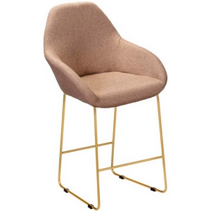 Изображение товара Стул полубар R-Home Kent Браун/Линк Золото