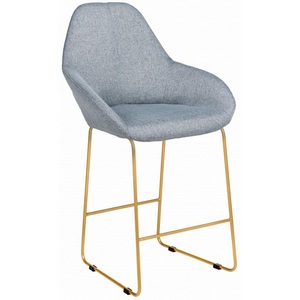Изображение товара Стул полубар R-Home Kent Грей/Линк Золото