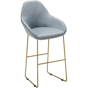 Изображение товара Стул бар Kent Грей/Линк Золото R-Home арт.4101198h_ГрейЗолот_БАР