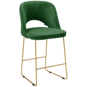 Изображение товара Кресло полубар Lars зелёный/Линк золото R-Home арт.410120106h_green grass_золото_ПБ