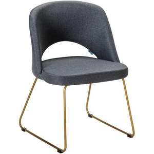 Изображение товара Стул Lars темно-серый/Линк золото R-Home арт.410120134h_Dark grey