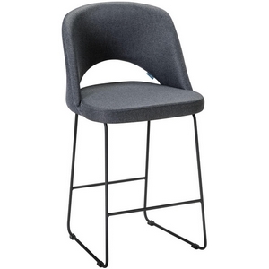 Изображение товара Стул полубар Lars тёмно-серый/Линк R-Home арт.410120135h_Dark grey_черн_ПБ