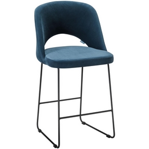 Изображение товара Стул полубар Lars Diag blue/Линк R-Home арт.410120155h_Diag blue_черн_ПБ
