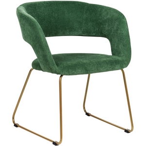 Изображение товара Кресло Hugs зеленый/Линк золото R-Home арт.410131104h_green_золото_линк