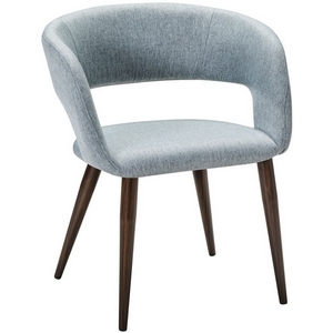 Изображение товара Кресло Hugs св.сер/т.орех R-Home арт.410131113h_Lightgrey_т.орех