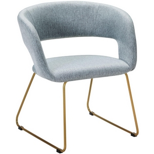 Изображение товара Кресло Hugs св.сер/Линк золото R-Home арт.410131115h_Light grey