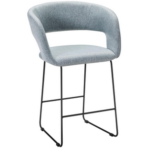 Изображение товара Кресло полубар Hugs св.сер/Линк R-Home арт.410131116h_Light grey_черн_ПБ