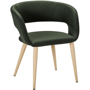 Изображение товара Кресло Hugs тёмно-зеленый/нат.дуб R-Home арт.410131132h_Dark_Green_н.дуб