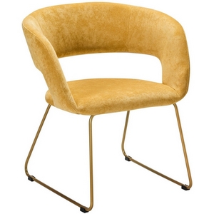 Изображение товара Кресло Hugs желтый/Линк золото R-Home арт.410131135h_sun