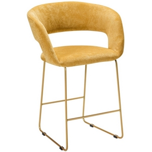 Изображение товара Кресло полубар Hugs желтый/Линк золото R-Home арт.410131137h_sun_золото_ПБ