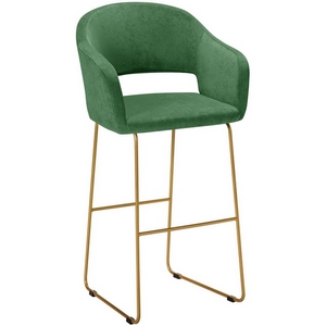 Изображение товара Кресло Бар. Oscar зеленый/Линк золото R-Home арт.410218101h_green_золото_БАР