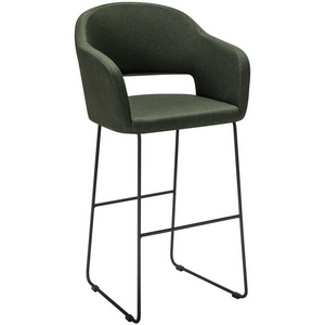 Изображение товара Кресло Бар. Oscar тёмно-зеленый/Линк R-Home арт.410218120h_Dark_Green_черн_БАР