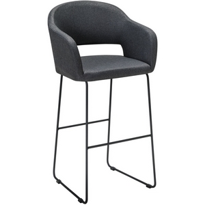 Изображение товара Кресло Бар. Oscar тёмно-серый/Линк R-Home арт.410218130h_Dark grey_черн_БАР