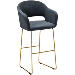 Изображение товара Кресло Бар. Oscar Diag grey/Линк золото R-Home арт.410218141h_Diag grey_золото_БАР